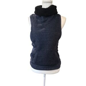 ALO Yoga Navy blue Cowl Neck Sleeveless Top